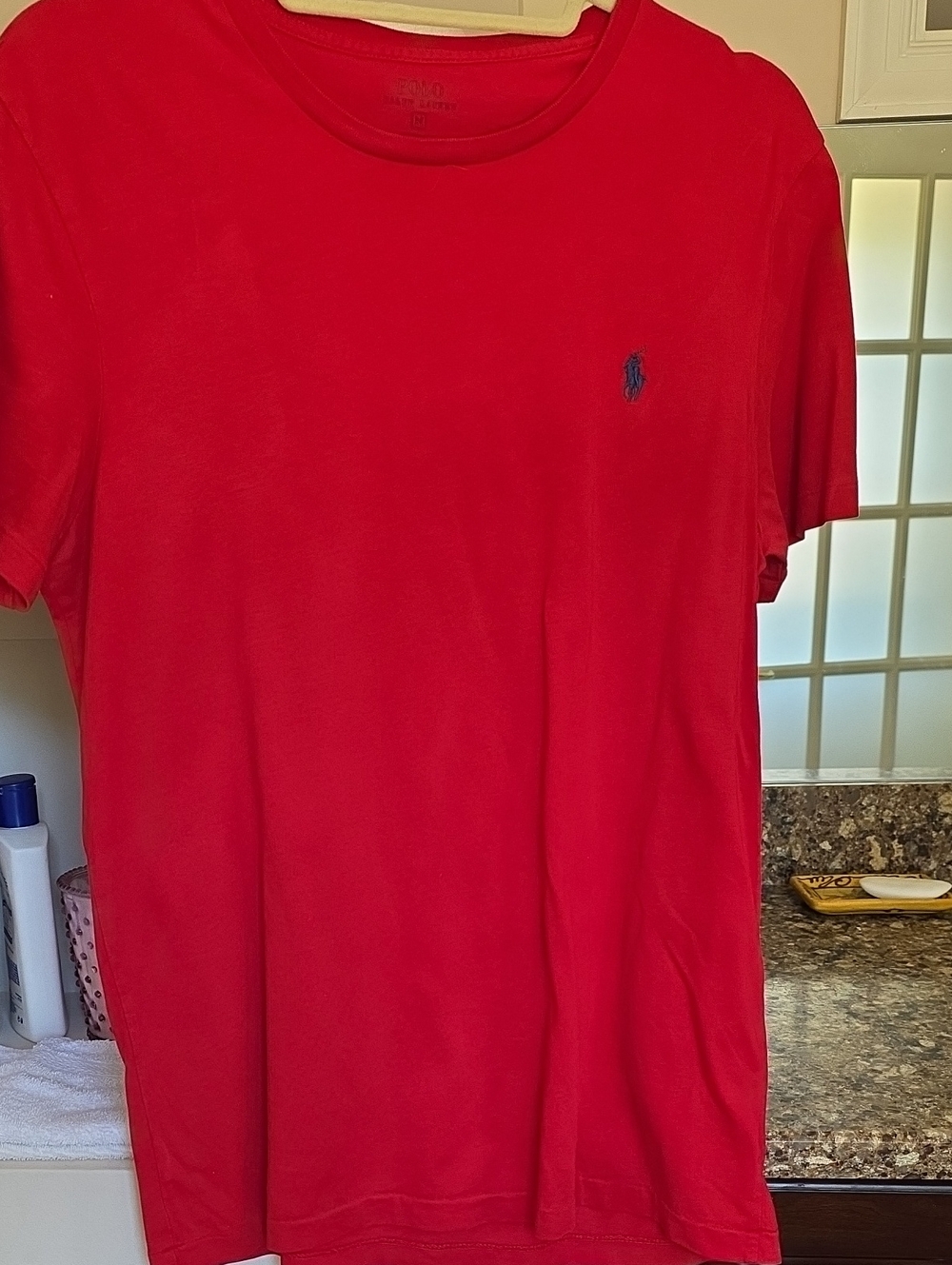Red RALPH Lauren Polo, men's Med. EuC